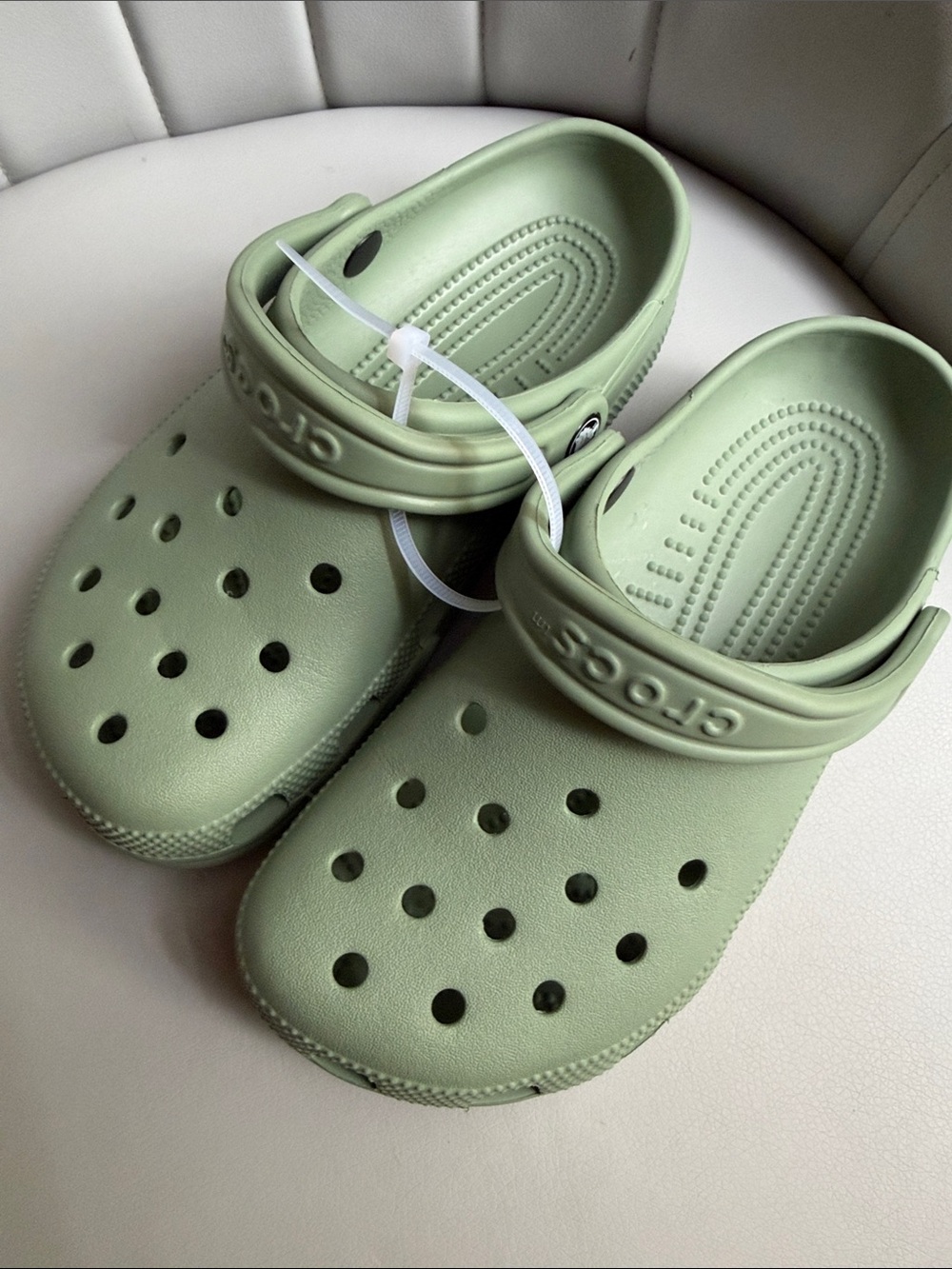 CROCS Kids Classic Clog in Sage Green